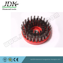 Steel Round Antique Abrasive Brush for Granite